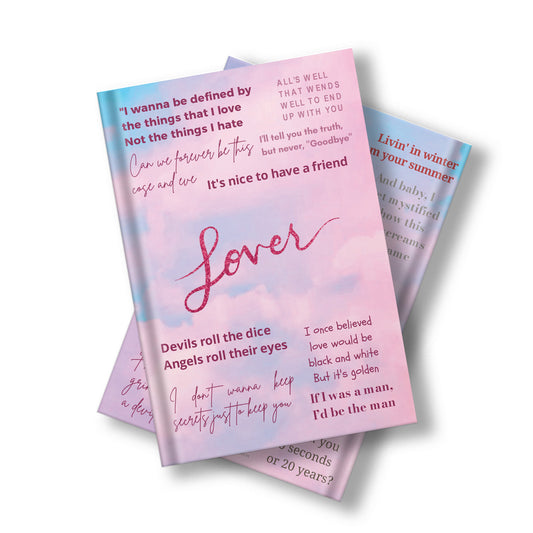 Lover Hardcover Journal | Lover Journal | Swiftie Journal- Taylor swift inspired Notebook