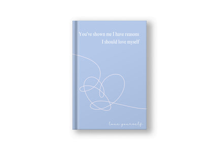 Love yourself Hardcover Journal | BTS Army Journal | BTS Journal- BTS inspired Notebook