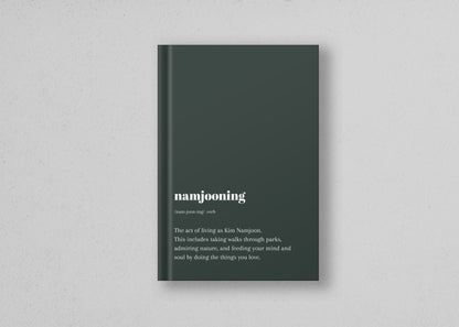 Namjooning Hardcover Journal | BTS Army Journal | BTS Journal- BTS inspired Notebook