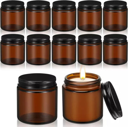 Amber Jars, Candle container- 100ml | EMPTY JAR