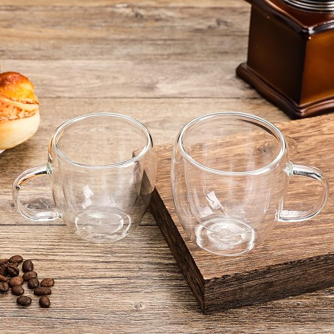 Double wall mug| Glass Coffee mug