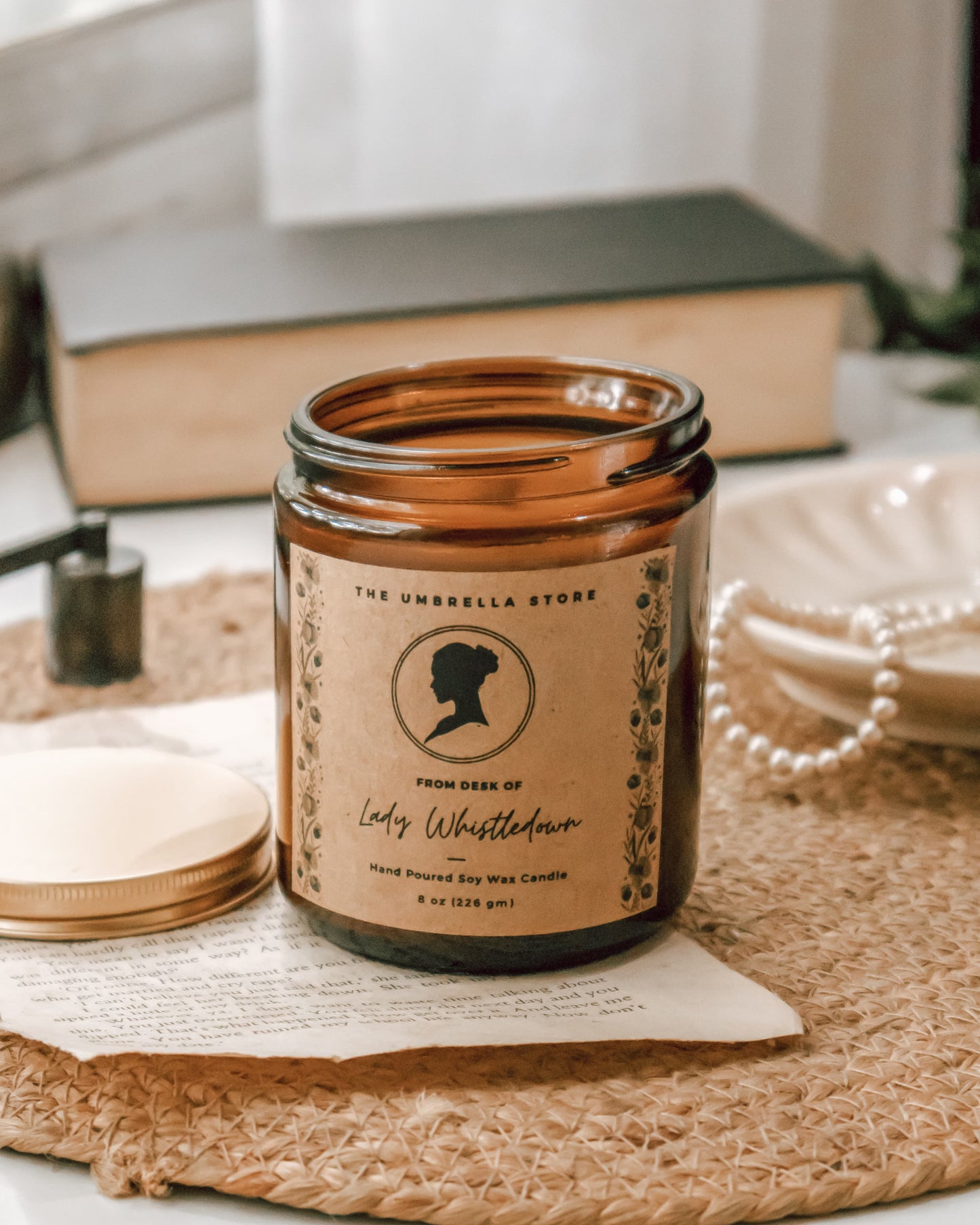 From Desk of Lady Whistledown Scented Candle | Bridgerton Collection