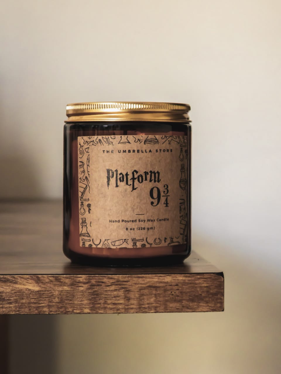 Platform 93/4 Scented Candle- Harry Potter Series