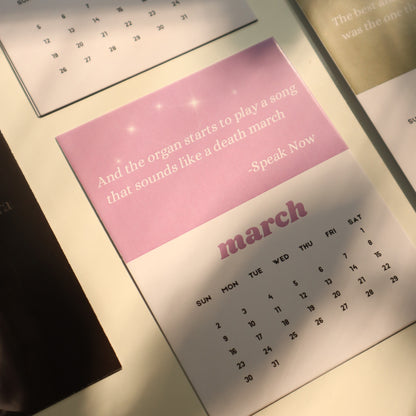 2025 Taylor Swift Desk Calendar