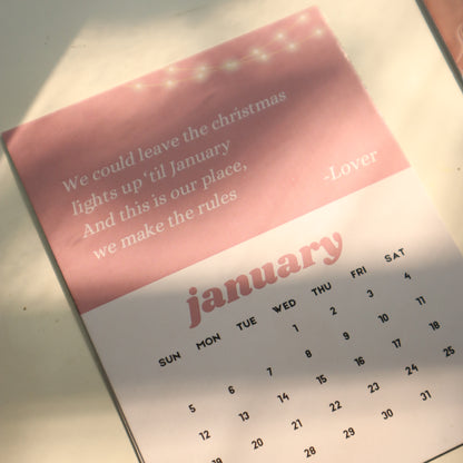 2025 Taylor Swift Desk Calendar