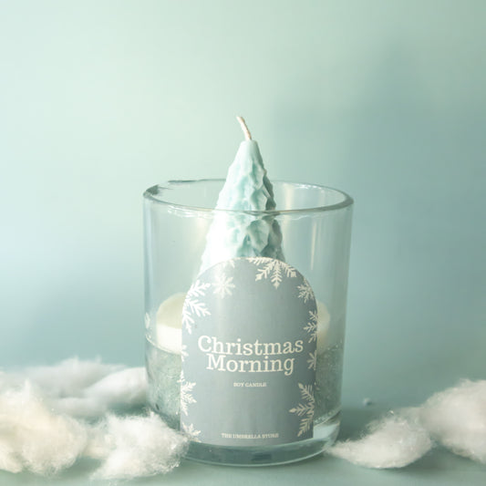 Christmas Morning Scented Candle with Tree