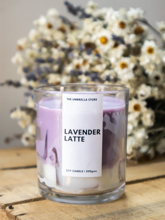 Lavender Latte Candle | ICED LAVENDER CANDLE