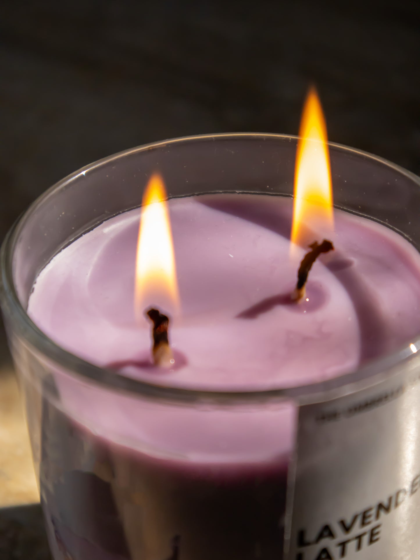 Lavender Latte Candle | ICED LAVENDER CANDLE