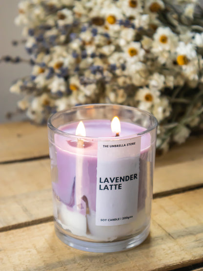 Lavender Latte Candle | ICED LAVENDER CANDLE