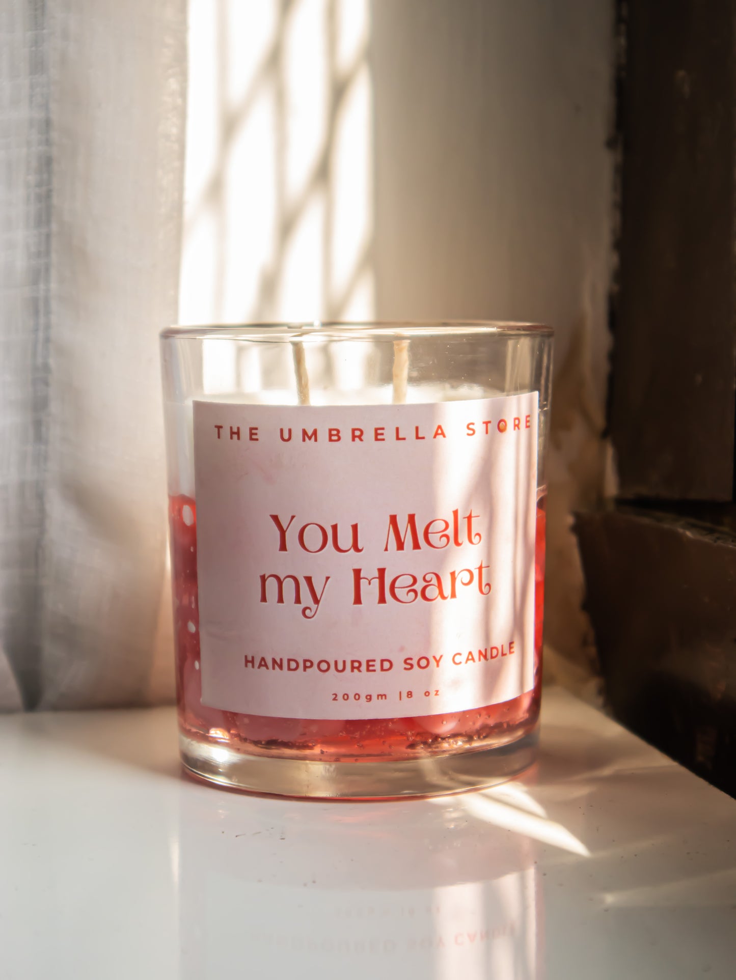 You melt my heart scented candle- VALENTINES DAY EDITION