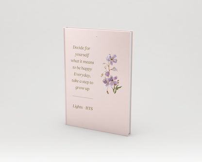 BTS lights Hardcover Journal | BTS Army Journal | BTS Journal- BTS inspired Notebook