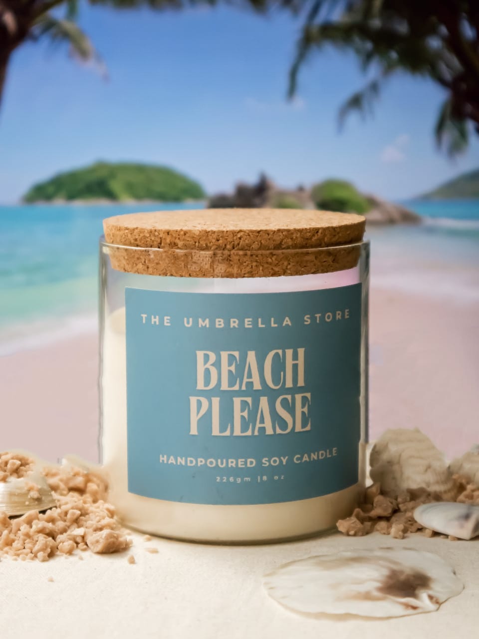 Beach Please Scented Candle