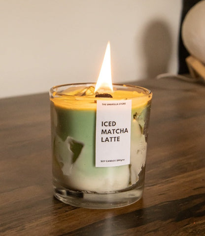 Iced Matcha Candle | MATCHA MILK CANDLE