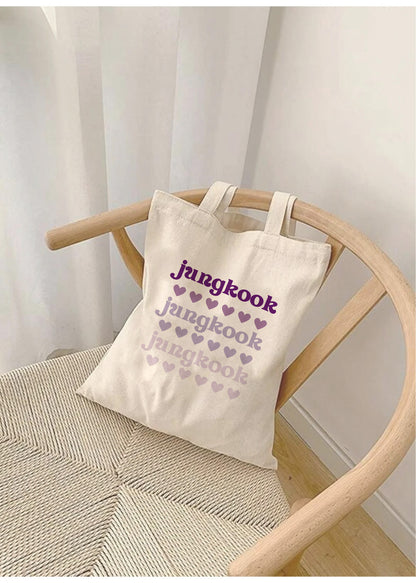 Jungkook Tote Bag- BTS merch