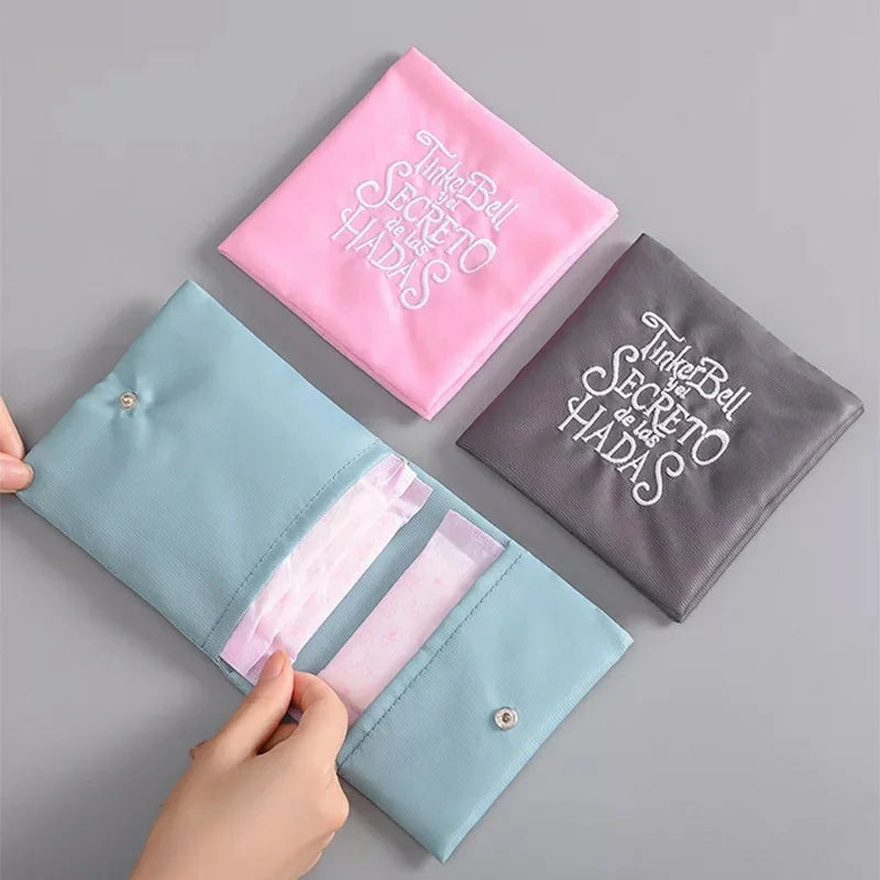 SEARCHI Sanitary Napkin Storage Bag, Zipper Menstrual Pad Bag Portable  Sanitary Napkin Storage Tampons Holder for Teen Girls Store Sanitary Pads  for Women - Walmart.com